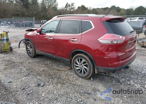 2014 Nissan Rogue Sl z USA, uszkodzony, nr VIN 5N1AT2MT7EC803482